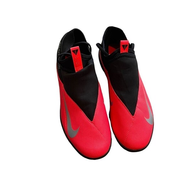 NIKE Youth Phantom Vision 2 Club Df Tf Football Slip-on Shoes Red Size 7 NWOT - Picture 7 of 16